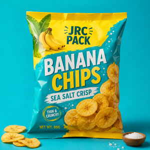 Sacchetti Stand-up Personalizzati con Logo per Biscotti, Frutta Secca, Patatine, Chips di Banana, Confezioni Alimentari in Plastica - Product Image 5