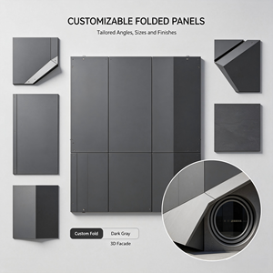 Panel de Fachada de Pared Cortina de Aluminio Anodizado, Revestimiento Exterior para Edificios, para Centros de Arte, Edificios de Oficinas y Espacios Públicos - Product Image 5