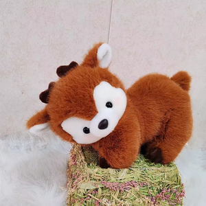 Adorable y Lindo Juguete de Peluche de Ciervo, Muñeco de Ciervo Sika Suave, Adecuado para Decoración del Hogar y Regalos Navideños - Product Image 3