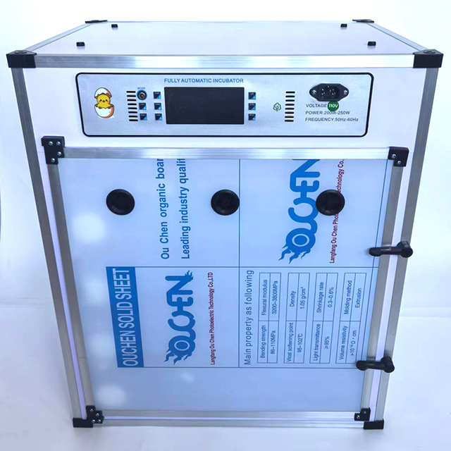 Factory Supply Mini 320 Eggs Fully Automatic PVC ACRYLIC Incubator for Birds Goose High Hatching Rate Dual Power Supply New