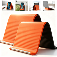 Support de téléphone pliable en silicone 2026 amélioré, support de téléphone portable pour voiture, support de bureau antidérapant pour téléphone, tablette et ordinateur portable