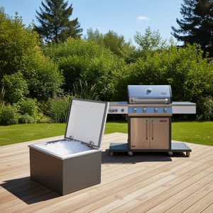 Frigorifero portatile in acciaio inox da incasso 113,7 Qt per utensili da cucina da esterno - Product Image 2