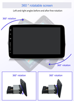 Écran rotatif Autoradio 2 din Android voiture dvd 10 pouces universel 360 radio lecteur multimédia FM GPS DSP lecteur stéréo