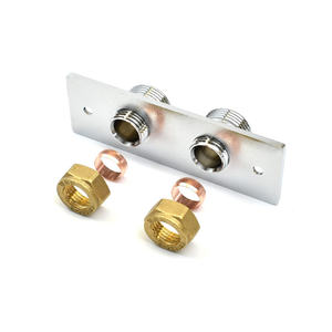 Marktgevraagde doucheplaat van koolstofstaal, rechts, badkamer, stalen kraanpaneel, vaste messing douchepaneel, eenvoudig te bevestigen plaat - Product Image 1