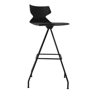 Tabouret <span class=keywords><strong>de</strong></span> <span class=keywords><strong>bar</strong></span> <span class=keywords><strong>pivotant</strong></span> en métal <span class=keywords><strong>de</strong></span> style <span class=keywords><strong>scandinave</strong></span>, norme ANSI/BIFMA, pour <span class=keywords><strong>bar</strong></span> à domicile et usage hôtelier, <span class=keywords><strong>chaise</strong></span> haute durable - Product Image 1