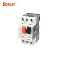 Disjoncteur de protection de moteur triphasé magnétique industriel KOELEN avec fonction de protection contre les surcharges et les courts-circuits, en cuivre et plastique