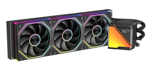 Enfriador de CPU por agua con refrigeración líquida Jungle Leopard Stellar Realm RS DGT 240/360 para PC de escritorio, blanco/negro, 73.2CFM, 2800RPM - Product Image 3