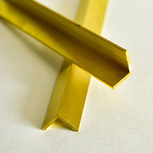 Customizable Brass Handrail Wall Strips Effective Supply <b>Chain</b> Management Factory Wholesale Tile Trim Decoration TTD Brass Style - Product Image 1