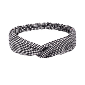 Của phụ nữ chéo tóc kẻ sọc hoa headdress lưới bông mặt rửa headband cho phụ nữ - Product Image 3