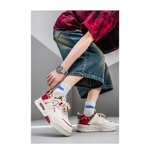 Nouvelles chaussures de randonnée rehaussantes à lacets, baskets de course en maille respirante - Product Image 1
