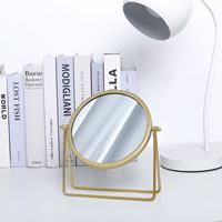 Miroir de Coiffeuse Ovale Argenté Personnalisé de Haute Qualité Tendance 2025 – Décoration Moderne pour la Maison, Présentoir de Bureau, Meuble de Salle de Bain