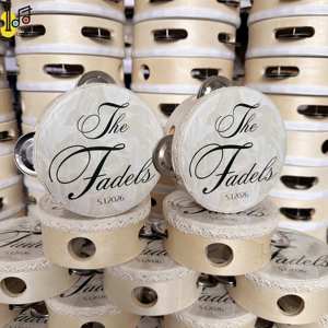 กลองแทมบูรีนขนาดเล็ก 4 นิ้ว สำหรับงานแต่งงาน กลองมือขนาดเล็ก 4 นิ้ว ของเล่นกลองสำหรับเด็ก ราคาสำหรับเด็ก กลองแทมบูรีนสำหรับโบสถ์ - Product Image 5