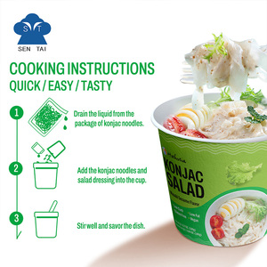 Nouilles de konjac instantanées sans gluten, riches en fibres et faibles en calories, saveur <span class=keywords><strong>wasabi</strong></span> et <span class=keywords><strong>sésame</strong></span>, boîte pour adultes - Product Image 3