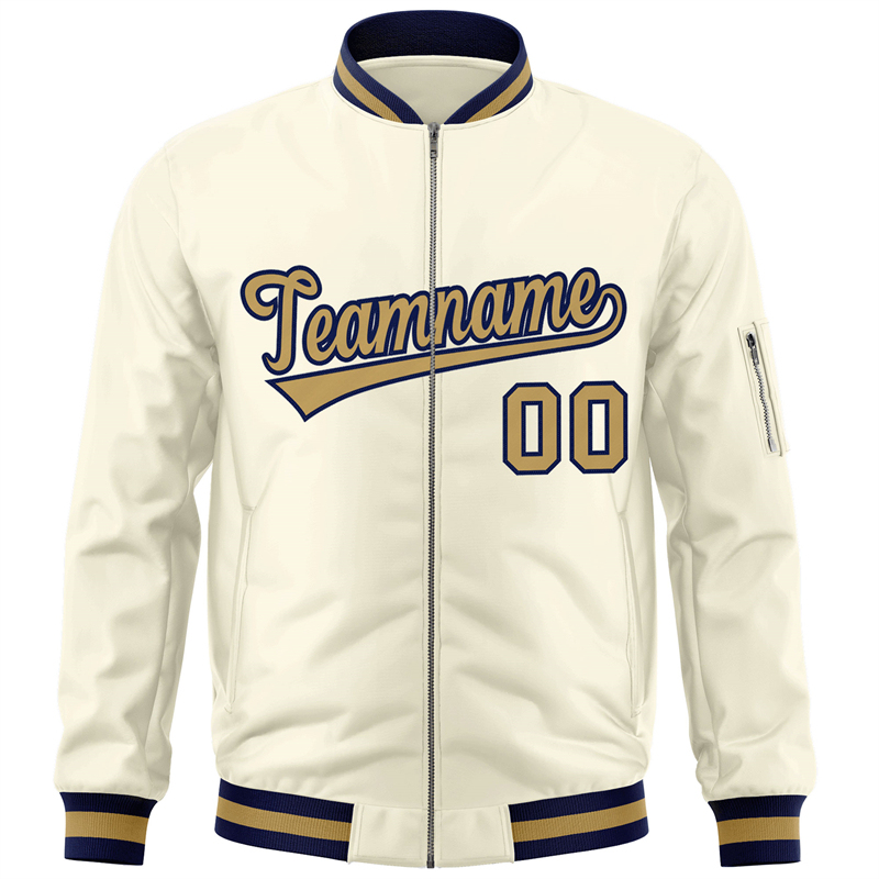 Custom Lightweight Winter Windbreaker Casual Cotton