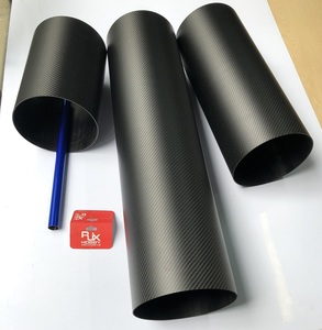 Fabricación de fábrica RJX Tubo grande 50mm 80mm 100mm 200mm 230mm 300mm 400mm Tubo redondo de fibra de carbono de gran diámetro - Product Image 2