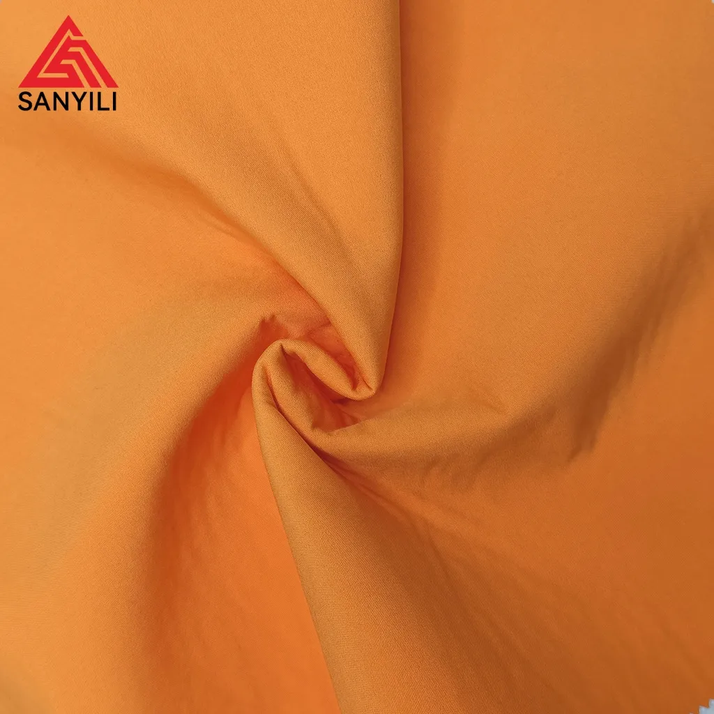 high quality polyester fabric unisex solid color down profing jacket fabrics Thickened fabric for clothing