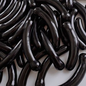 Baguettes de Massage en pierre obsidienne noire, naturelle, lisse, noire, pour exercice sexuel, vente en gros, pièces - Product Image 3