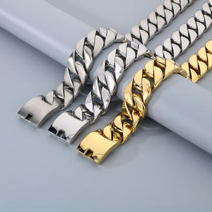 Collar Cubano de Plata de Ley con Moissanita, Estilo Hip Hop de Lujo, para Bodas, Unisex, Cadena Grande y Resistente - Product Image 2