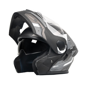 <span class=keywords><strong>Caschi</strong></span> <span class=keywords><strong>Integrali</strong></span> per <span class=keywords><strong>Moto</strong></span> in PP con Design Predator, Best Seller, con Doppia Visiera in PC, per Tutte le Stagioni - Product Image 2