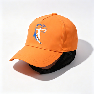 Casquette de baseball unisexe en toile orange, motif <span class=keywords><strong>surf</strong></span> sportif, avec sangle sous le menton, imperméable, séchage rapide, avec protège-oreilles, pour le <span class=keywords><strong>surf</strong></span> et les sports - Product Image 3