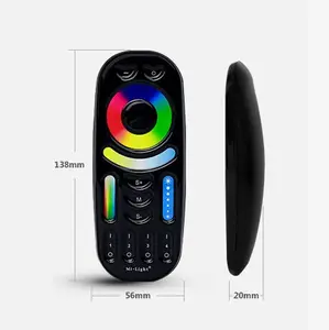 <span class=keywords><strong>Miboxer</strong></span> nouveau produit couleur Noire 4 Zones RVB + CCT Télécommande FUT092-B - Product Image 1
