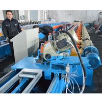 Entraînement de boîte de vitesses 45mm 55mm 77mm PU Foamed Roller Shutter Door Slat Roll Forming Machine