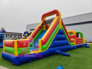 Divertido Circuito <span class=keywords><strong>de</strong></span> Obstáculos Inflable para Niños, Ideal para Fiestas <span class=keywords><strong>de</strong></span> Cumpleaños, Eventos <span class=keywords><strong>de</strong></span> Carnaval <span class=keywords><strong>de</strong></span> Verano y Actividades <span class=keywords><strong>de</strong></span> Juegos al Aire Libre - Product Image 1