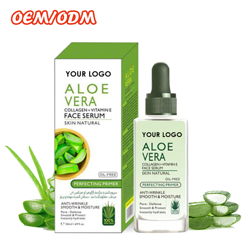 Aloe Vera Collagen Vitamin E Oil Free Perfecting Primer Face Serum Lotion|  Alibaba.com