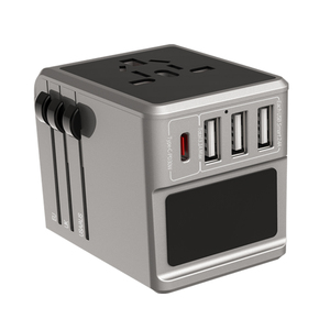 3 USB <span class=keywords><strong>Quick</strong></span> Type C Adaptador 30 W PD Viaje Hembra Adaptador de Enchufe Eléctrico 100-240V Adaptador Universal - Product Image 3