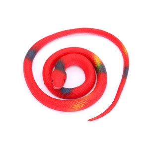 Serpent de simulation en caoutchouc souple à tête ronde de 70 cm pour farces d'Halloween, vente en gros de produits de Noël - Product Image 1