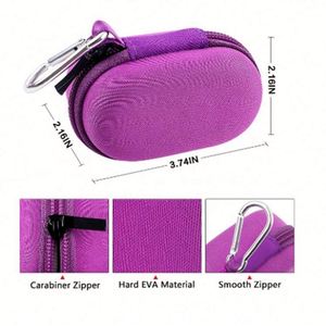 Étui de transport rigide en EVA coloré avec fermeture éclair pour oxymètres de pouls portables - Product Image 6