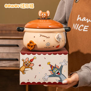 Ustensiles de cuisine <span class=keywords><strong>Tom</strong></span> et <span class=keywords><strong>Jerry</strong></span>, casserole saine et écologique, résistante aux hautes températures, pour un usage domestique, des cadeaux et la vente - Product Image 2