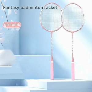 Ensemble de <span class=keywords><strong>badminton</strong></span> léger et facile à contrôler, <span class=keywords><strong>raquette</strong></span> d'entraînement résistante aux chocs, fabriquée en ferroalliage, <span class=keywords><strong>raquette</strong></span> pour débutants - Product Image 1