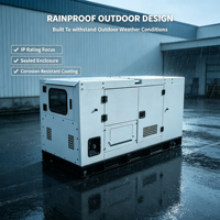 Groupe électrogène diesel 165 KVA avec radiateur en cuivre pour usine avec AVR