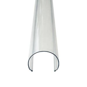 Extrusionsprofil Maßgefertigte Transparente Polycarbonat-LED-Lichtleistenabdeckung mit Modernem Asiatischem Design Umweltfreundlich Hohe Lichtdurchlässigkeit - Product Image 3