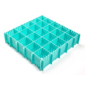 2/4pcs <span class=keywords><strong>Tiroir</strong></span> à grille en plastique Séparateur réglable Diviseur Cabinet <span class=keywords><strong>DIY</strong></span> Grille Ménage Nécessités Stockage Organisateur Outils - Product Image 5