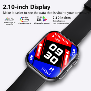 Reloj Deportivo Inteligente con Pantalla Táctil HD Grande de 2.10 Pulgadas, Rastreador de Actividad Física Unisex, Compatible con Sistemas IOS y Android, Batería de Larga Duración - Product Image 2