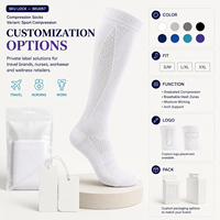 Calcetines de Compresión Deportivos Studio para Programas de Venta al por Menor de Ropa de Trabajo con Planificación de Colección Multi SKU