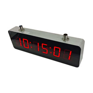 Reloj Digital LED de Doble Cara Sincronizado NTP para Hospitales y Estaciones - Edición Retiro, Diseño Cuadrado Multifuncional Estándar - Product Image 4