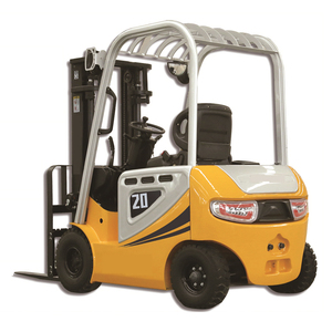 Xe nâng điện hạng nặng 2 tấn 4 bánh, cột nâng ba tầng, lốp đặc, pin Lithium, xe nâng mini dẫn động 4 bánh, chiều cao nâng 3-6m dùng cho kho hàng - Product Image 1