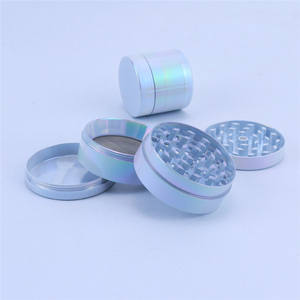Hot Selling Custom Mermaid-color Zinc Alloy <b>Herb</b> <b>Grinder</b> Smoking Accessories Classic 4 Layers Metal <b>Herb</b> <b>Grinder</b> Crusher - Product Image 2