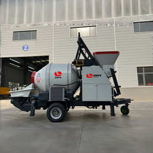 Diesel Engine <b>Concrete</b> Pump with Mixing Cement <b>Concrete</b> Conveyor <b>Machine</b> Cement Mixer Pump for Building Project - Product Image 1