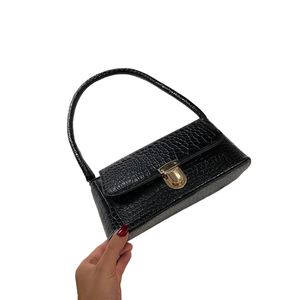 2025ใหม่กระเป๋าแฟชั่นสไตล์เกาหลีสำหรับผู้หญิงกระเป๋าสะพายไหล่ล็อควัสดุ PU กระเป๋าถือผู้หญิงอเนกประสงค์กระเป๋าใต้วงแขนสำหรับผู้หญิงขายส่ง - Product Image 3