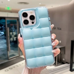Nouvelle <span class=keywords><strong>coque</strong></span> tendance INS Ice Cube Grid pour <span class=keywords><strong>iPhone</strong></span> 16 <span class=keywords><strong>Pro</strong></span> Max, design <span class=keywords><strong>carré</strong></span> 2-en-1, protection antichoc ultime, vente en gros - Product Image 2