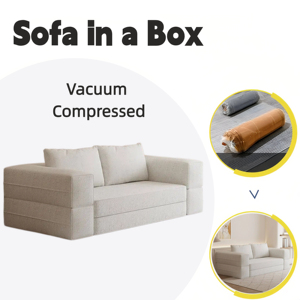 Canapé-<span class=keywords><strong>lit</strong></span> convertible multifonctionnel pliable sous vide, meuble <span class=keywords><strong>de</strong></span> salon portable et peu encombrant pour appartement - Product Image 4