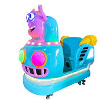 Manège pour enfants Duoxing en fibre de verre à monnayeur, modèle balançoire, en anglais, pour usage intérieur – Nouveauté en promotion