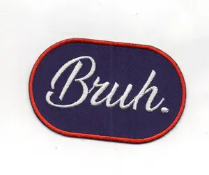 Design Your Own Patch Custom Embroidered Patch Merrow Border Hot Cut Borders Allow Sharp