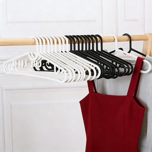 Plastic clothes hangers for adults, suitable for both dry and wet use, non-slip, non-marking, and non-bulging. Wholesale - Product Image 1