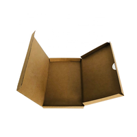 Boîtes d'expédition en carton ondulé kraft personnalisées, boîtes pliables pour l'emballage de produits e-commerce