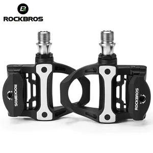 ROCKBROS High Quality Adult Bike Self Lock Pedal City Ride Bicycle Parts Nylon Entry Level Carbon fiber pedal